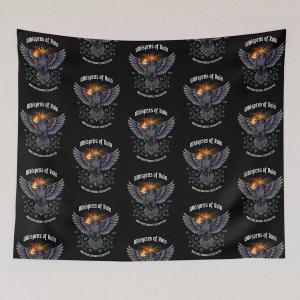 Item preview, Whispers of Ruin – Gothic Raven Torch Design designed and sold by Dogandesighn.