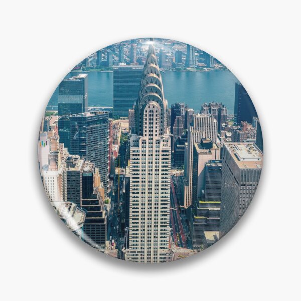 Item preview, New York City Skyline with Chrysler Building – NYC Urban Cityscape Photography designed and sold by ZabierShop.