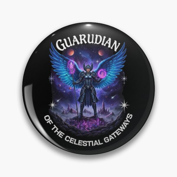 Item preview, Guardian of the Celestial Gateways – Fantasy Warrior Design designed and sold by Dogandesighn.