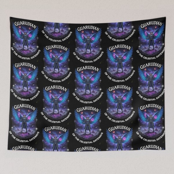 Item preview, Guardian of the Celestial Gateways – Fantasy Warrior Design designed and sold by Dogandesighn.