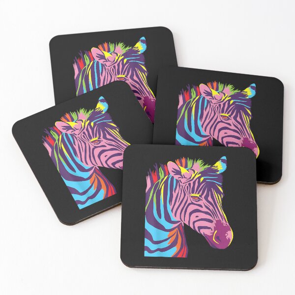 Item preview, Colorful Zebra Head - Wildlife Biologist Zookeeper Zoologist designed and sold by Goleon12.
