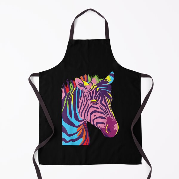 Item preview, Colorful Zebra Head - Wildlife Biologist Zookeeper Zoologist designed and sold by Goleon12.
