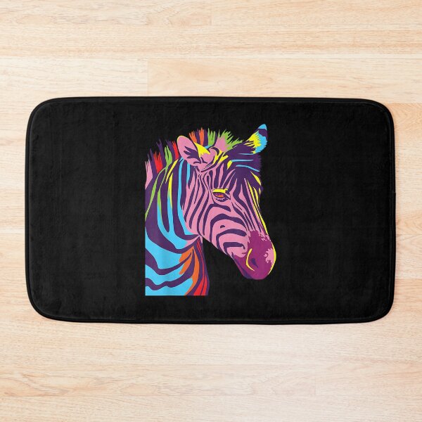 Item preview, Colorful Zebra Head - Wildlife Biologist Zookeeper Zoologist designed and sold by Goleon12.