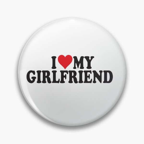 Item preview, I Love My Girlfriend Romantic Heart Love Quote designed and sold by Moriarty's Digital Visions.