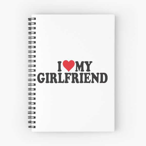 Item preview, I Love My Girlfriend Romantic Heart Love Quote designed and sold by Moriarty's Digital Visions.