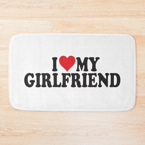 Item preview, I Love My Girlfriend Romantic Heart Love Quote designed and sold by Moriarty's Digital Visions.