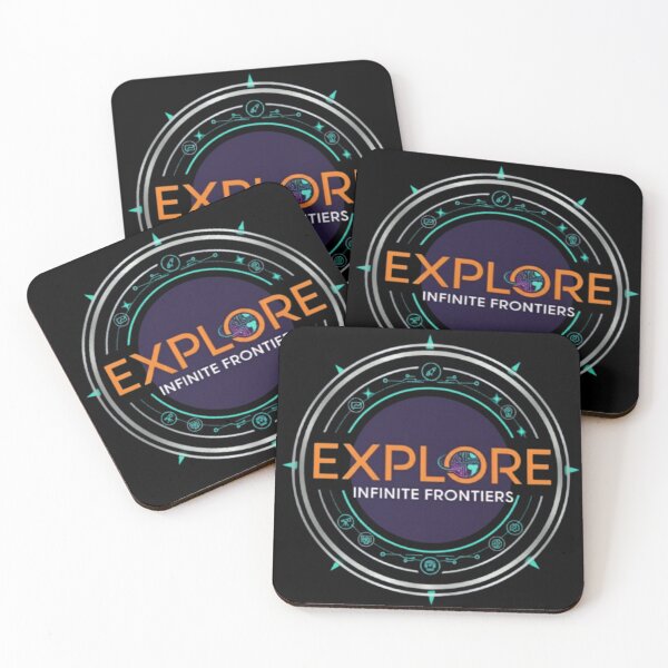 Item preview, EXPLORE – Infinite Frontiers Tech Emblem designed and sold by Dogandesighn.