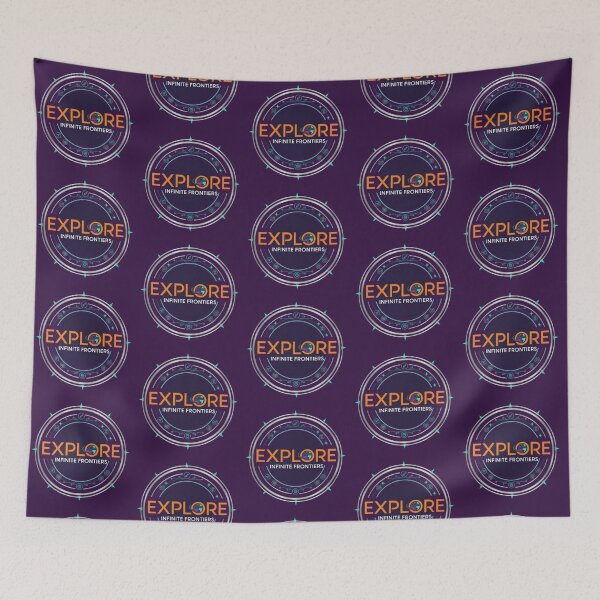Item preview, EXPLORE – Infinite Frontiers Tech Emblem designed and sold by Dogandesighn.