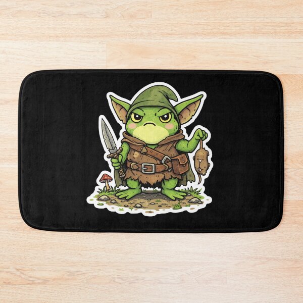 Item preview, Goblin Frog Fantasy Meme – Funny Frog RPG Creature – Cute Goblin Frog Design designed and sold by VibeOffline Studio.