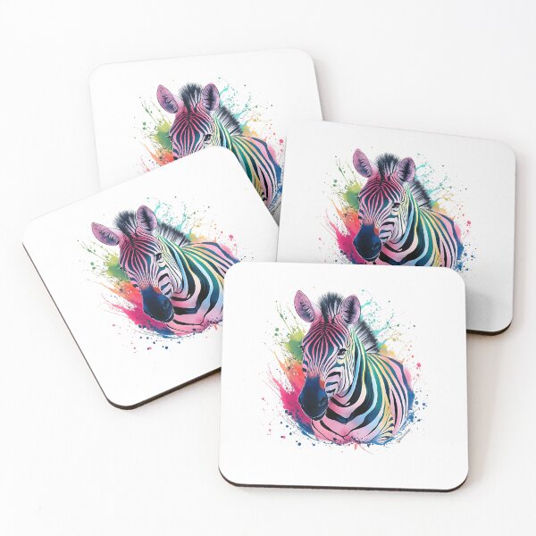 Item preview, Zebra Men Woman Colorful Watercolor Zebra designed and sold by Goleon12.