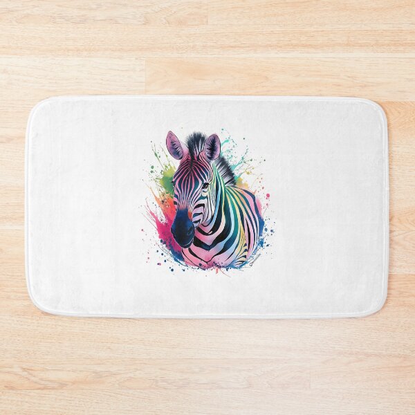 Item preview, Zebra Men Woman Colorful Watercolor Zebra designed and sold by Goleon12.