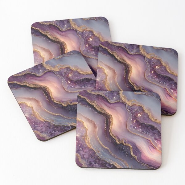 Item preview, Mesmerizing Crushed Amethyst Geode with Glowing Resin Flow designed and sold by Yoruhara.