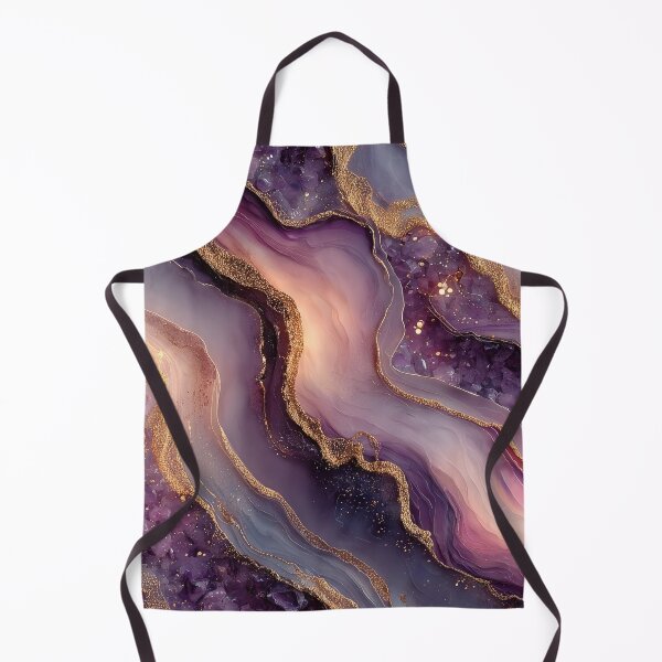 Item preview, Mesmerizing Crushed Amethyst Geode with Glowing Resin Flow designed and sold by Nine Lives Studio.