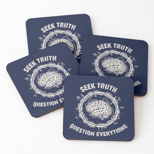 Item preview, Seek Truth – Question Everything Brain Design designed and sold by Dogandesighn.
