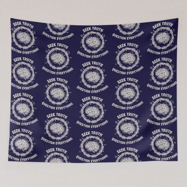 Item preview, Seek Truth – Question Everything Brain Design designed and sold by Dogandesighn.