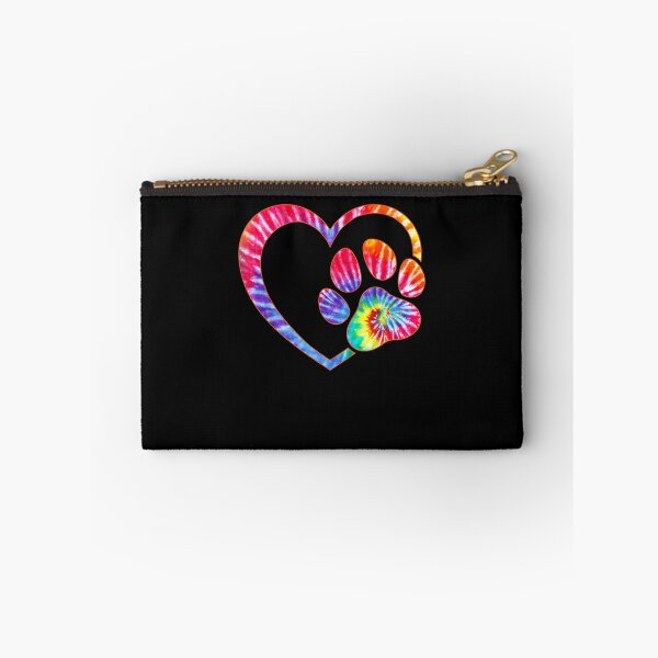 Item preview, Cute Tie Dye Dog Paw Love Heart Print Colorful Pet Dog Lover designed and sold by Goleon12.