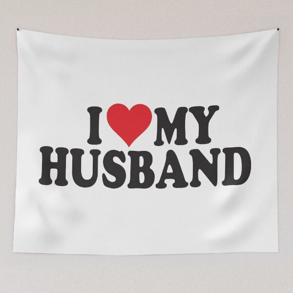 Item preview, I Love My Husband Romantic Heart Love Quote designed and sold by Moriarty's Digital Visions.