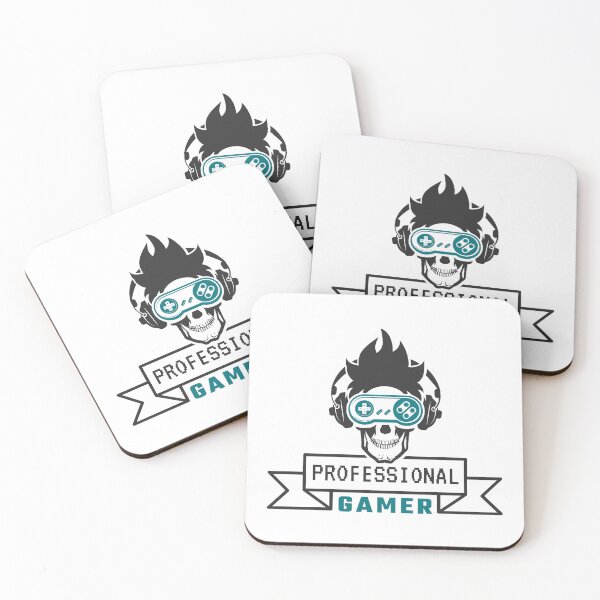 Item preview, Professional Gamer Skull Funny Gaming Quote - Edgy Video Game Pro Art designed and sold by FuzionRaptor.