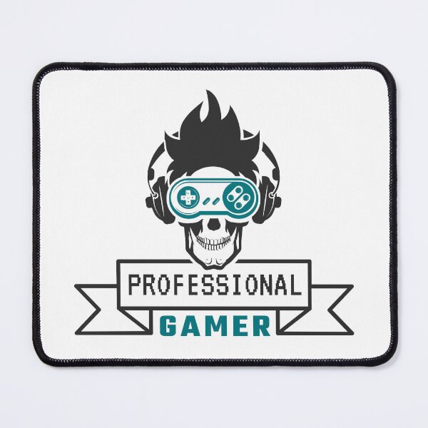 Item preview, Professional Gamer Skull Funny Gaming Quote - Edgy Video Game Pro Art designed and sold by FuzionRaptor.