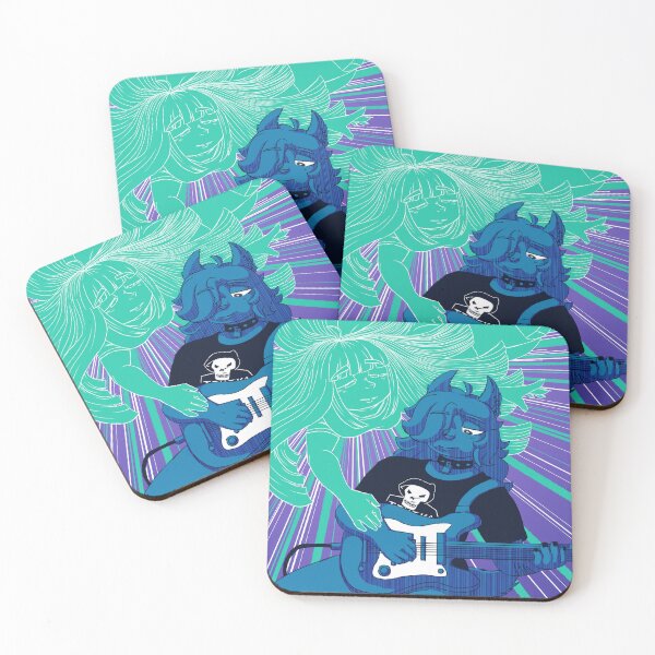 Item preview, Tekika and Lucille (Turquoise and Purple) designed and sold by LorealisShoppe.