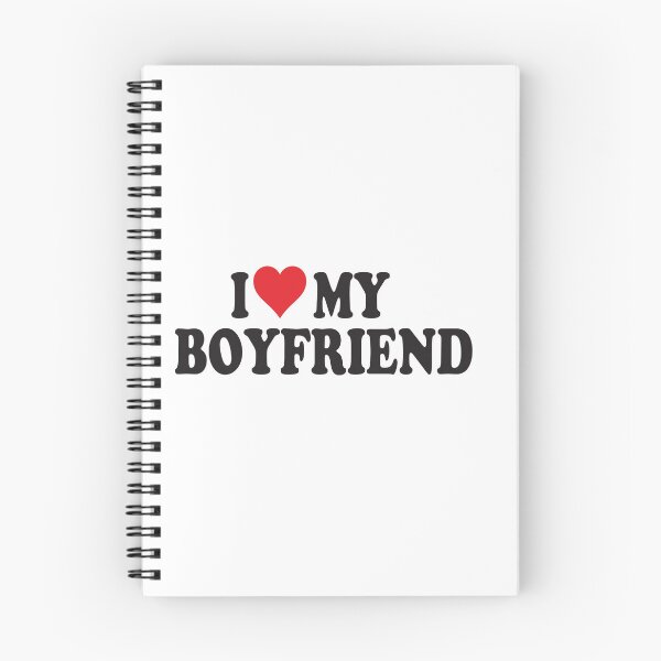Item preview, I Love My Boyfriend Romantic Heart Love Quote designed and sold by Moriarty's Digital Visions.