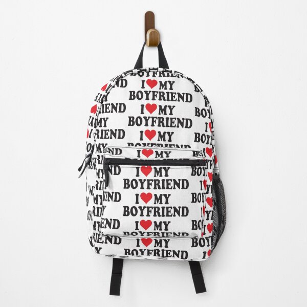 Item preview, I Love My Boyfriend Romantic Heart Love Quote designed and sold by Moriarty's Digital Visions.