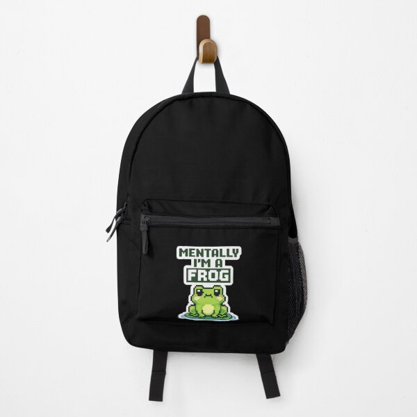 Item preview, Pixel Frog Meme – Mentally I'm a Frog – Retro Gamer Frog Design designed and sold by VibeOffline Studio.