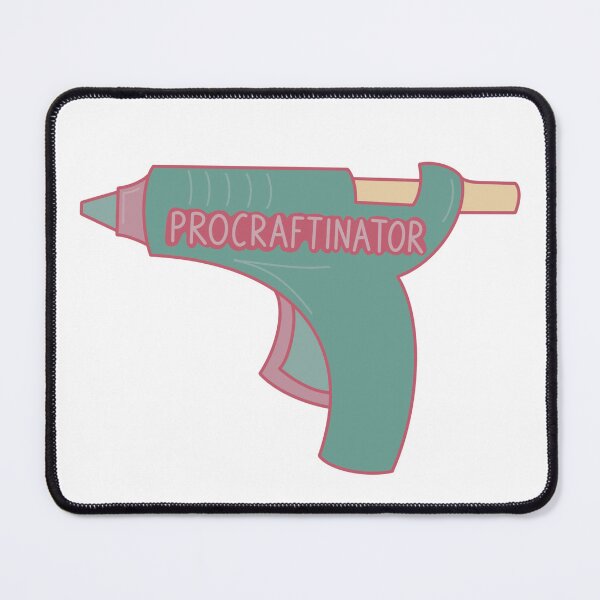 Item preview, Pro-Craft-inator Hot Glue Gun – Funny Crafting Procrastination Design designed and sold by aziza-doodles.