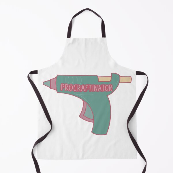 Item preview, Pro-Craft-inator Hot Glue Gun – Funny Crafting Procrastination Design designed and sold by aziza-doodles.