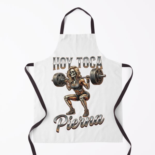 Item preview, Hoy Toca Pierna Skeleton Girl Squat Gym Humor designed and sold by VGAfanatic.