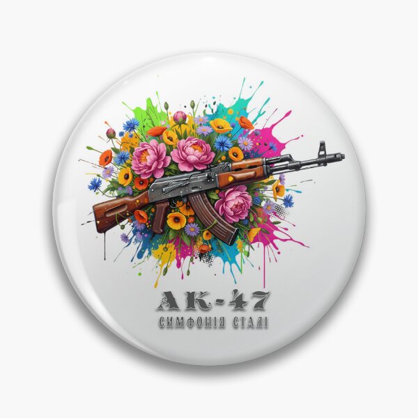 Item preview, AK-47 Symphony of Steel - Floral Pop Art designed and sold by Valeriia_Isaieva.