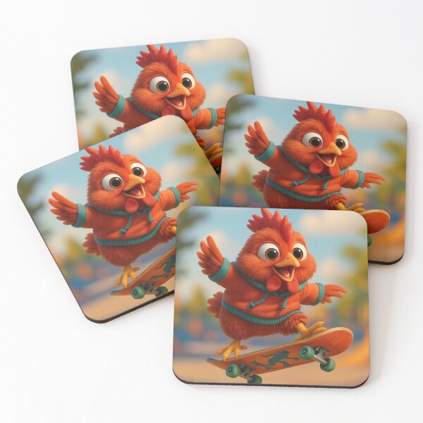 Item preview, Skater Redcap Chicken designed and sold by Sillytoe.