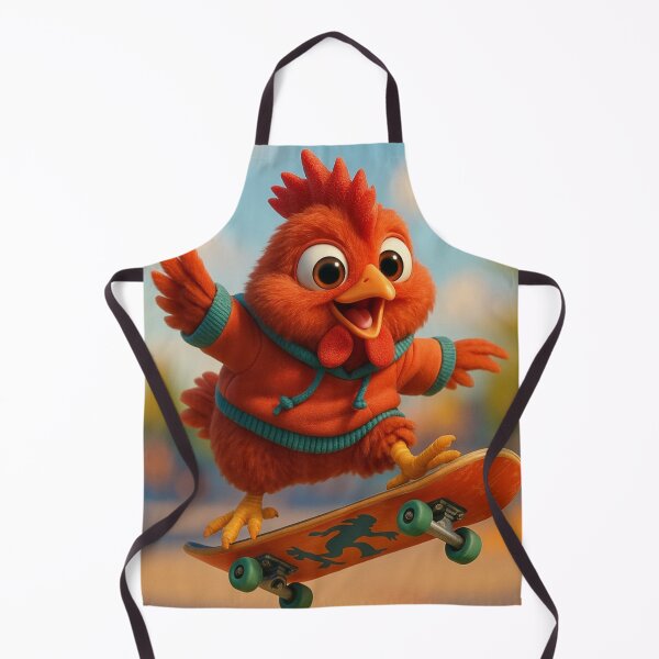 Item preview, Skater Redcap Chicken designed and sold by Sillytoe.