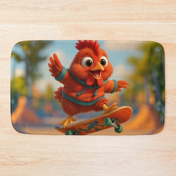 Item preview, Skater Redcap Chicken designed and sold by Sillytoe.