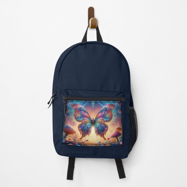 Item preview, Mystical Butterfly Garden – Colorful Fantasy Nature Art designed and sold by Dogandesighn.