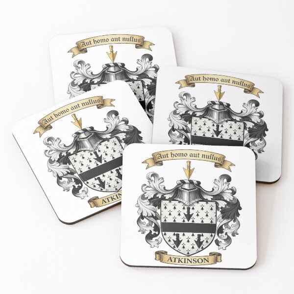 Item preview, The Atkinson Family Coat of Arms designed and sold by BagTown Clans.