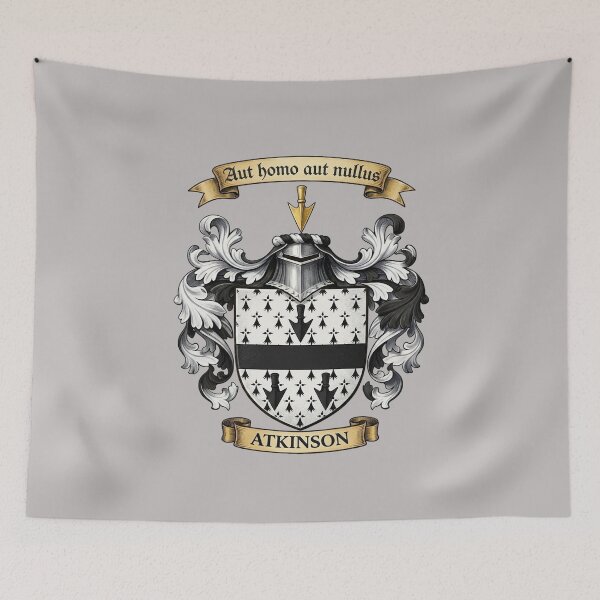 Item preview, The Atkinson Family Coat of Arms designed and sold by BagTown Clans.