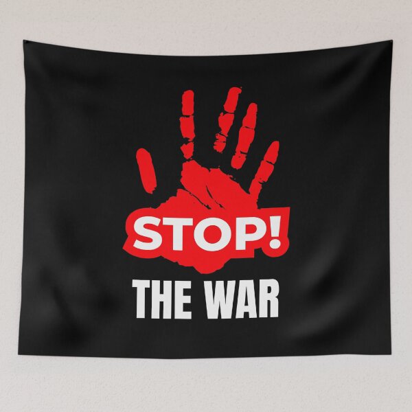 Item preview, Stop The War – Powerful Anti-War Protest Handprint Peace Design designed and sold by Karim-Karem.