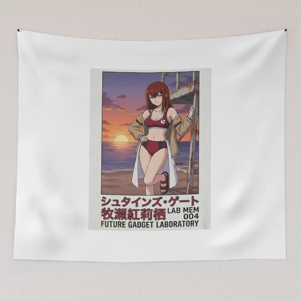Item preview, Steinsgate Makise Kurisu - Sexy Bikini Retro 90s Anime Style designed and sold by GachaGooners.