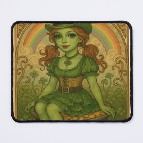 Item preview, leprechaun girl designed and sold by mentalmichelle.