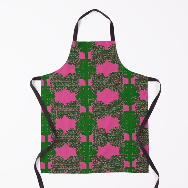 Item preview, Hot Pink Kelly Green Boho Abstract designed and sold by TheBohemianLark.