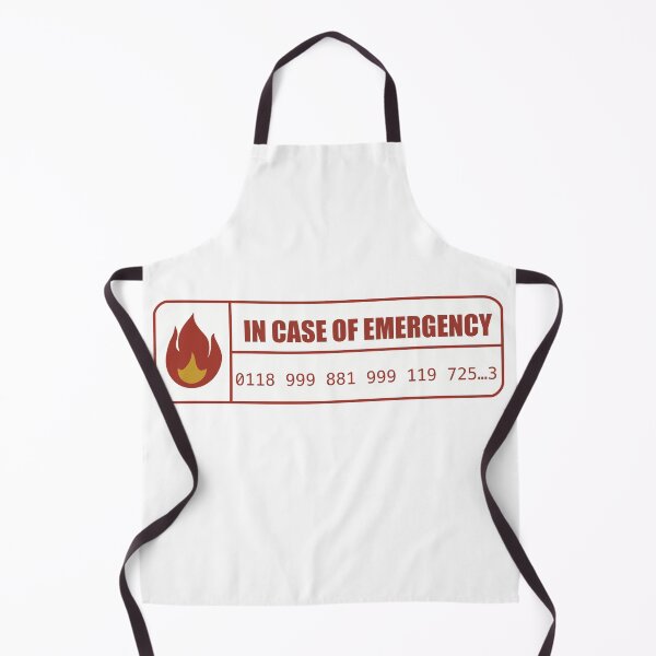 Item preview, In Case of Emergency Phone Number – IT Crowd Comedy Reference Design designed and sold by aziza-doodles.