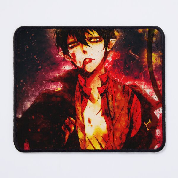 Item preview, Amaimon Blue Exorcist Red Cosmic Glow Intense Shadow Portrait designed and sold by mildaclairmo.