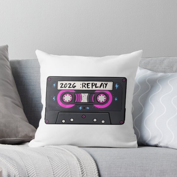 Item preview, Retro Future Cassette 2026 Neon Vaporwave Graphic designed and sold by TheOrganizedHaven1.