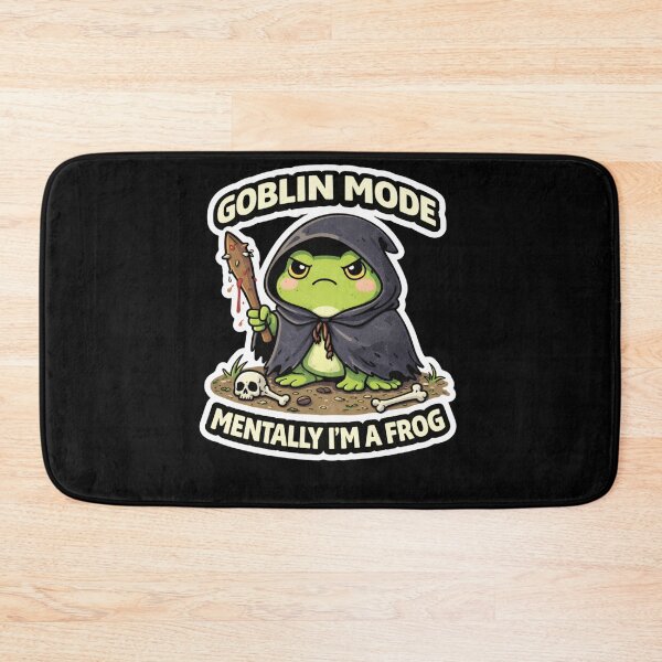 Item preview, Goblin Mode Frog – Mentally I'm a Frog Meme – Funny Goblin Frog Design designed and sold by VibeOffline Studio.