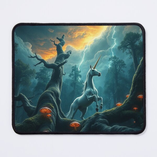 Item preview, Enchanted Forest Unicorn – Fantasy Art designed and sold by Perfect Imperfections .