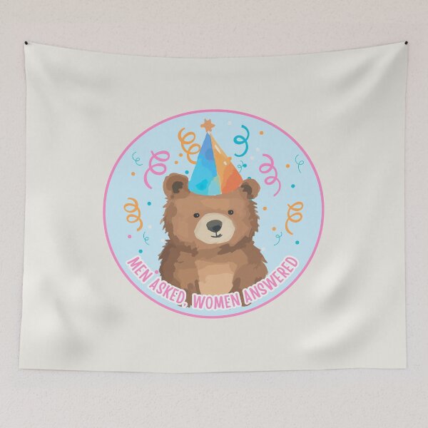 Item preview, Bear: Men Asked, Women Answered designed and sold by EvergreenRevolt.