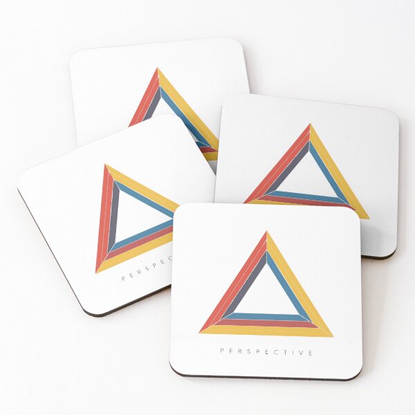 Item preview, Optical Illusion Impossible Triangle Primary Colors Graphic designed and sold by TheOrganizedHaven1.