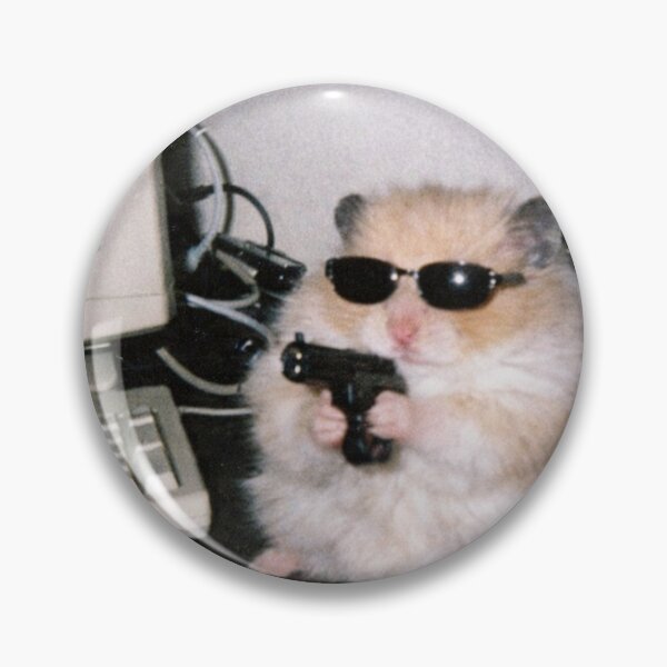 Item preview, Cool Gangster Hamster with Sunglasses Meme designed and sold by will freed18.