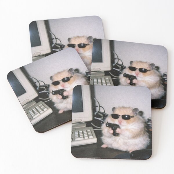 Item preview, Cool Gangster Hamster with Sunglasses Meme designed and sold by will freed18.